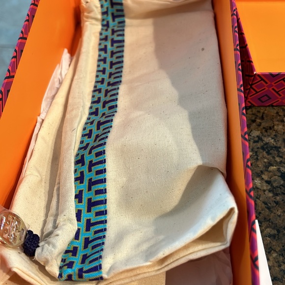 Tory Burch Alastair Slingback Ballet Flats size 11 Suede and patent - Picture 9 of 9